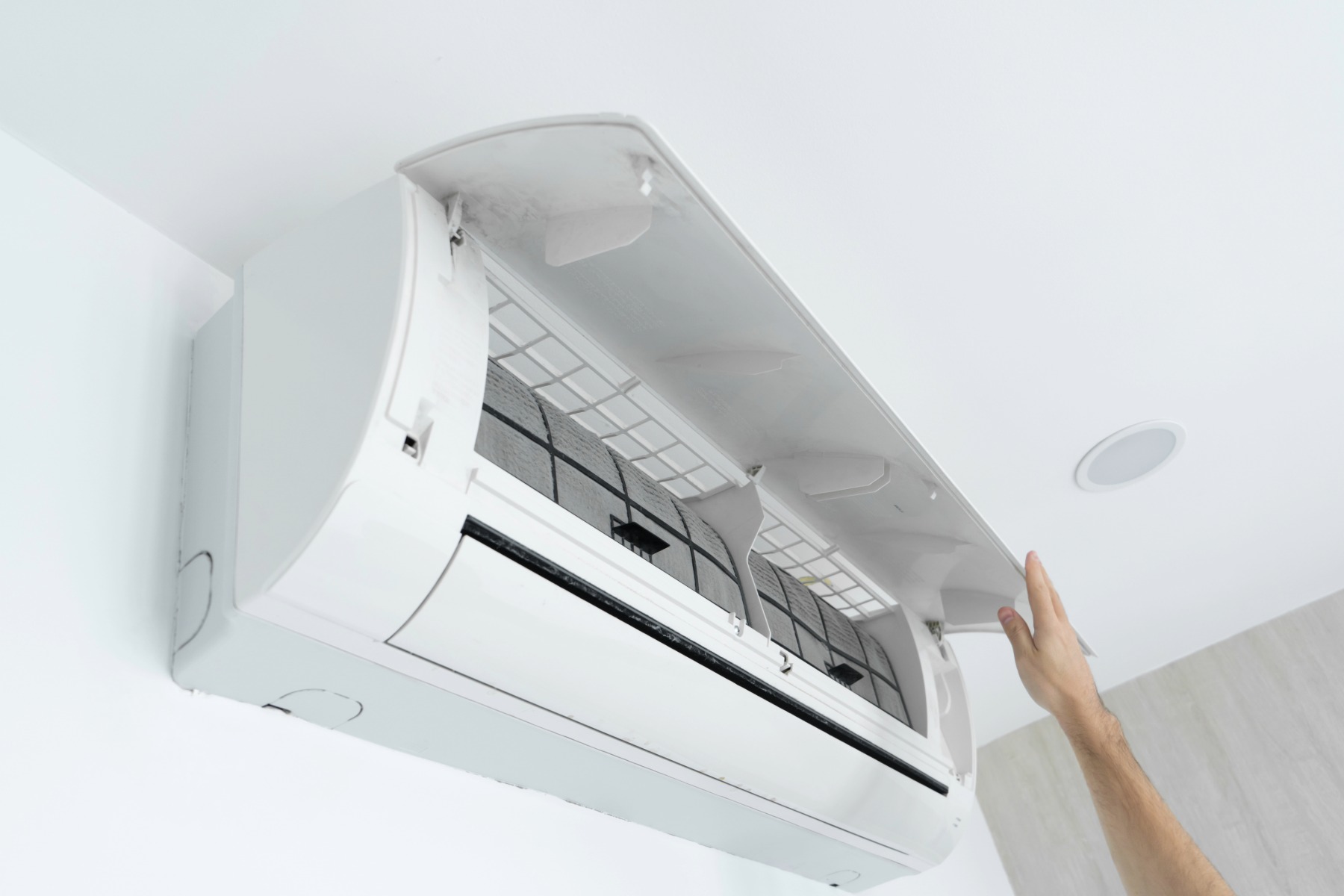 Illustrative ductless ac installation equipment
